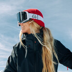Pipeline Snow Goggles // Arctic White Silver