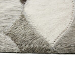 Anastacia Hand Stitched Modern Geometric Area Rug // Gray (5' x 8')