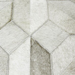 Lashawnda Hand Stitched Modern Geometric Area Rug // Camel (5' x 8')
