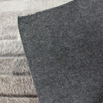 Amal Hand Stitched Modern Striped Area Rug // Gray (2'6" x 8')