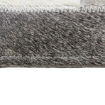 Adella Hand Stitched Modern Striped Area Rug // Gray (2'6" x 8')