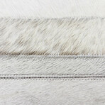 Adella Hand Stitched Modern Striped Area Rug // Gray (2'6" x 8')
