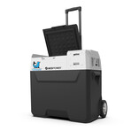 LiONCooler Combo // Portable Rechargeable Cooler Freezer Chest + Solar Panel // 52 Qt.