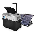 LiONCooler Combo // Portable Rechargeable Cooler Freezer Chest + Solar Panel // 42 Qt.