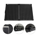 PTK 100W Portable Solar Panel Kit // Foldable 2X 50W Mono Suitcase + ProteusX 20A Charge Controller