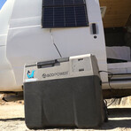 LiONCooler Combo // Portable Rechargeable Cooler Freezer Chest + Solar Panel // 52 Qt.