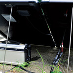 PLK 120W Portable Solar Panel Kit // Lightweight Briefcase + PX20A Waterproof LCD Charge Controller