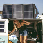 LiONCooler Combo // Portable Rechargeable Cooler Freezer Chest + Solar Panel // 42 Qt.