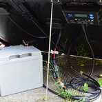 PLK 200W Portable Solar Panel Kit // Lightweight Briefcase + PX20A Waterproof LCD Charge Controller