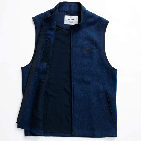 Indigo Original Weight Rittervest // Indigo (Small)