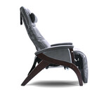 The Newton // Gray + Dark Walnut Base
