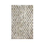 Anastacia Hand Stitched Modern Geometric Area Rug // Gray (5' x 8')