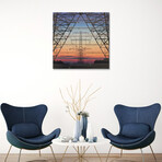 Electric Coloured Sky by Riekus Reinders (26"H x 26"W x 1.5"D)