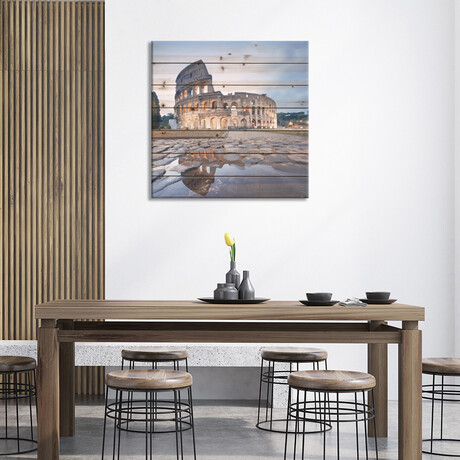 The Colosseum, Rome, Lazio, Italy by Matteo Colombo (26"H x 26"W x 1.5"D)