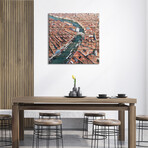 Grand Canal Aerial, Venice II by Matteo Colombo (26"H x 26"W x 1.5"D)
