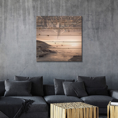 Sunrises & Sunsets by Evgenij Soloviev (26"H x 26"W x 1.5"D)