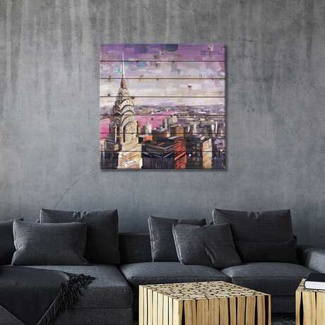 Chrysler VIew by James Grey (26"H x 26"W x 1.5"D)