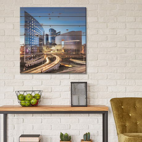 Modern Office Buildings At La Défense, Paris, France by Jan Becke