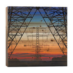 Electric Coloured Sky by Riekus Reinders (26"H x 26"W x 1.5"D)