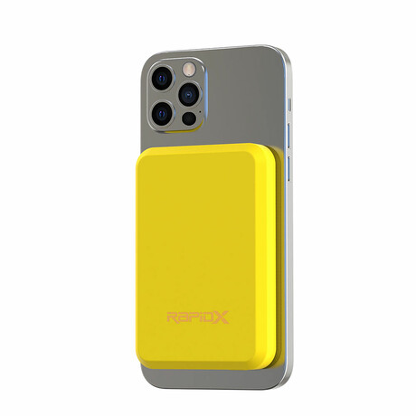 Boosta Magnetic 5,000mAh Wireless Charger // Yellow