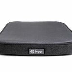 Snooz Dog Crate Pad // Medium (Gray)