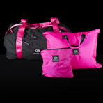 Modular Gym Bag // Black with Pink Web