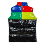 Mizzy Puffer Vest // Multicolor (XL)