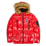 Icy Puffer Jacket // Red (XL)