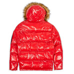 Icy Puffer Jacket // Red (XL)