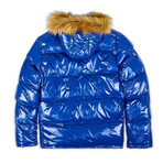 Icy Puffer Jacket // Blue (S)