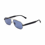 Men's VIGGO-S GUA Sunglasses // Black + Blue
