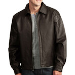 The Brown Leather Jacket // Brown (M)