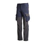 Softshell Pants + Cargo Pockets // Dark Blue (M)