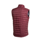 Puffer Vest // Burgundy (M)