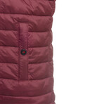 Puffer Vest // Burgundy (2XL)