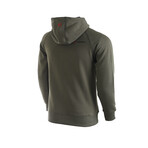 Iconic Hooded Sweatshirt // Olive Green (L)