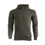 Iconic Hooded Sweatshirt // Olive Green (L)