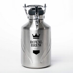 Royal Brew Nitro Cold Brew Coffee Growler Pro // 64oz (Stainless Steel)