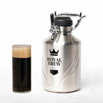 Royal Brew Nitro Cold Brew Coffee Growler Pro // 64oz (Stainless Steel)