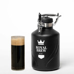 Royal Brew Nitro Cold Brew Coffee Growler Pro // 64oz (Stainless Steel)