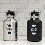 Royal Brew Nitro Cold Brew Coffee Growler Pro // 64oz (Stainless Steel)