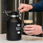 Royal Brew Nitro Cold Brew Coffee Growler Pro // 64oz (Stainless Steel)