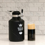 Royal Brew Nitro Cold Brew Coffee Growler Pro // 64oz (Stainless Steel)