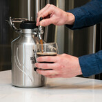 Royal Brew Nitro Cold Brew Coffee Growler Pro // 64oz (Stainless Steel)