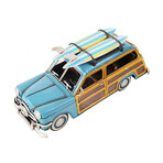 1949 Ford Wagon Car W/Two Surfboards