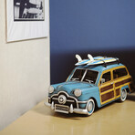 1949 Ford Wagon Car W/Two Surfboards