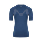 Beau Short Sleeve Thermal Base Layer Top // Navy (L/XL)