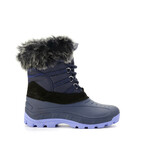 Polar Armor Women's Fur Cold Weather Boot // Navy (Women's US Size 10)