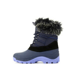 Polar Armor Women's Fur Cold Weather Boot // Navy (Women's US Size 10)