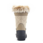 Polar Armor Women's Fur Duck-Toe Boot // Tan (Women's US Size 6)